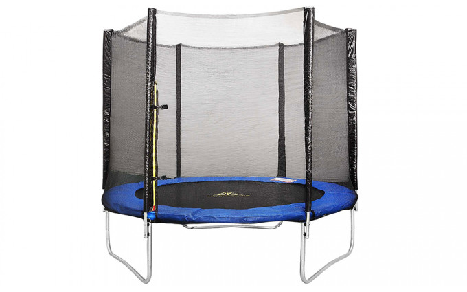 Батут DFC TRAMPOLINE FITNESS с сеткой 8FT-TR-E