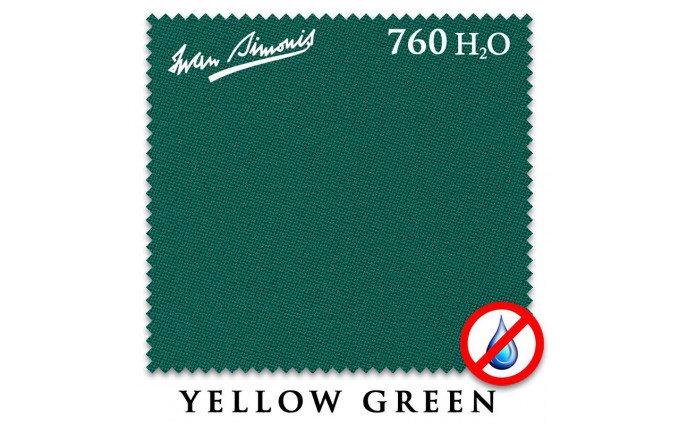 Сукно Iwan Simonis 760 H2O 195см Yellow Green