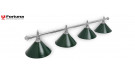 Светильник Fortuna Prestige Silver Green 4 плафона