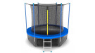 Батут с внутренней сеткой и лестницей EVO JUMP Internal 12ft (Sky)