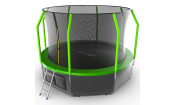 Батут EVO JUMP Cosmo 12ft (Green) + Lower net