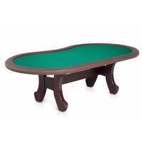 Стол для покера Техас сосна (, №4, Манчестер 60 yellow green ш1,95)