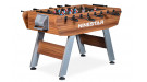 Игровой стол - футбол "PlayOff" (140х73х88см) коричнево-серый