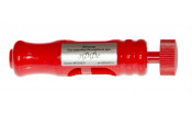 Точилка "Эффе" (красная, пластик, диаметр наклейки 12,7 - 13,1 мм)
