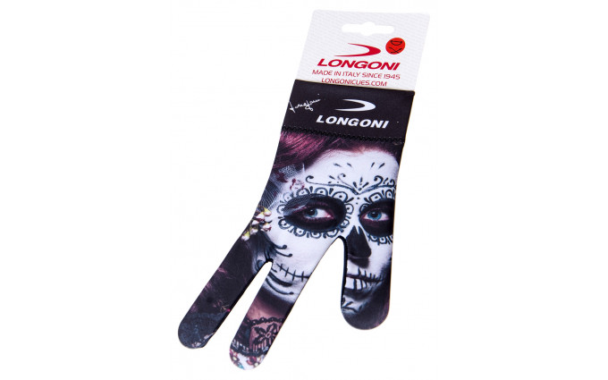 Перчатка бильярдная "Longoni Fancy Skull 1" правая